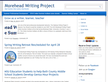 Tablet Screenshot of moreheadwritingproject.org